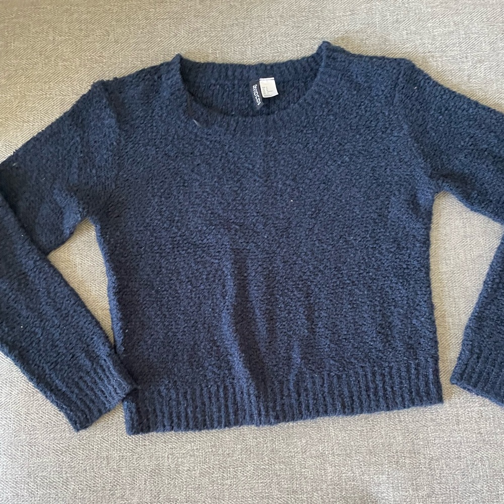 Navy Blue Cozy Sweater